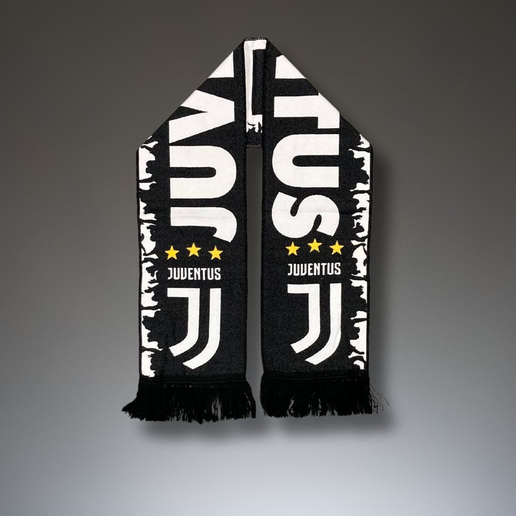 Žakárová pletená šála Juventus