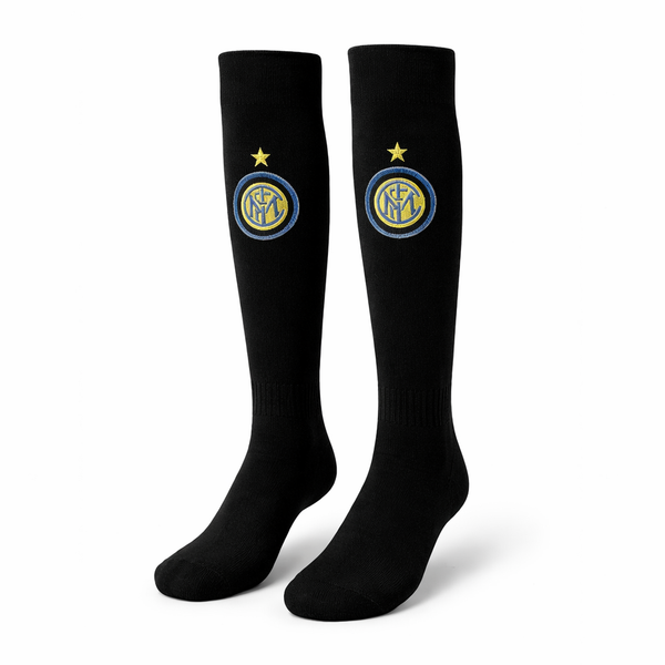 Dětské fotbalové ponožky, Černé, Inter