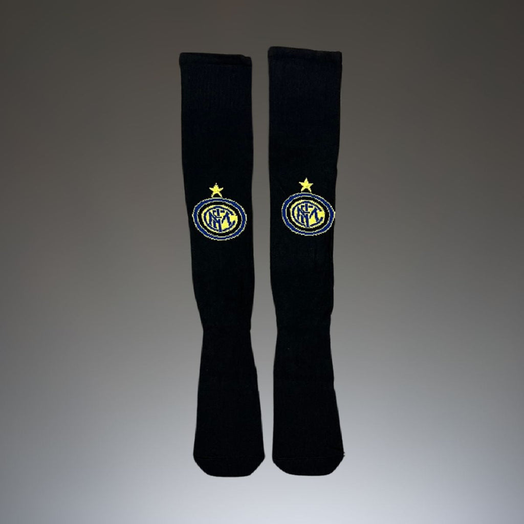 Dětské fotbalové ponožky, Černé, Inter