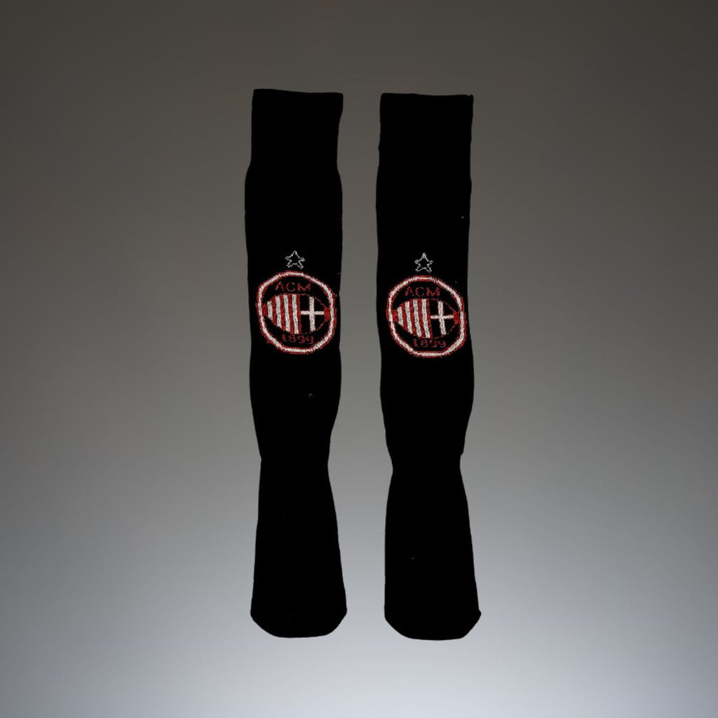 Dětské fotbalové ponožky, Černé, Milan