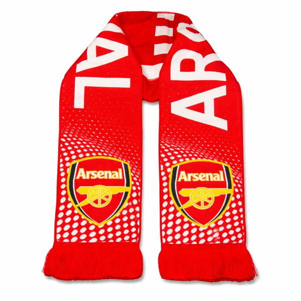 Arsenal pletená šála, červená