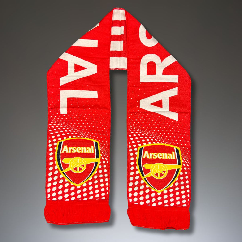 Arsenal pletená šála, červená