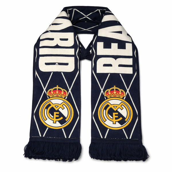Real Madrid pletená šála, černá