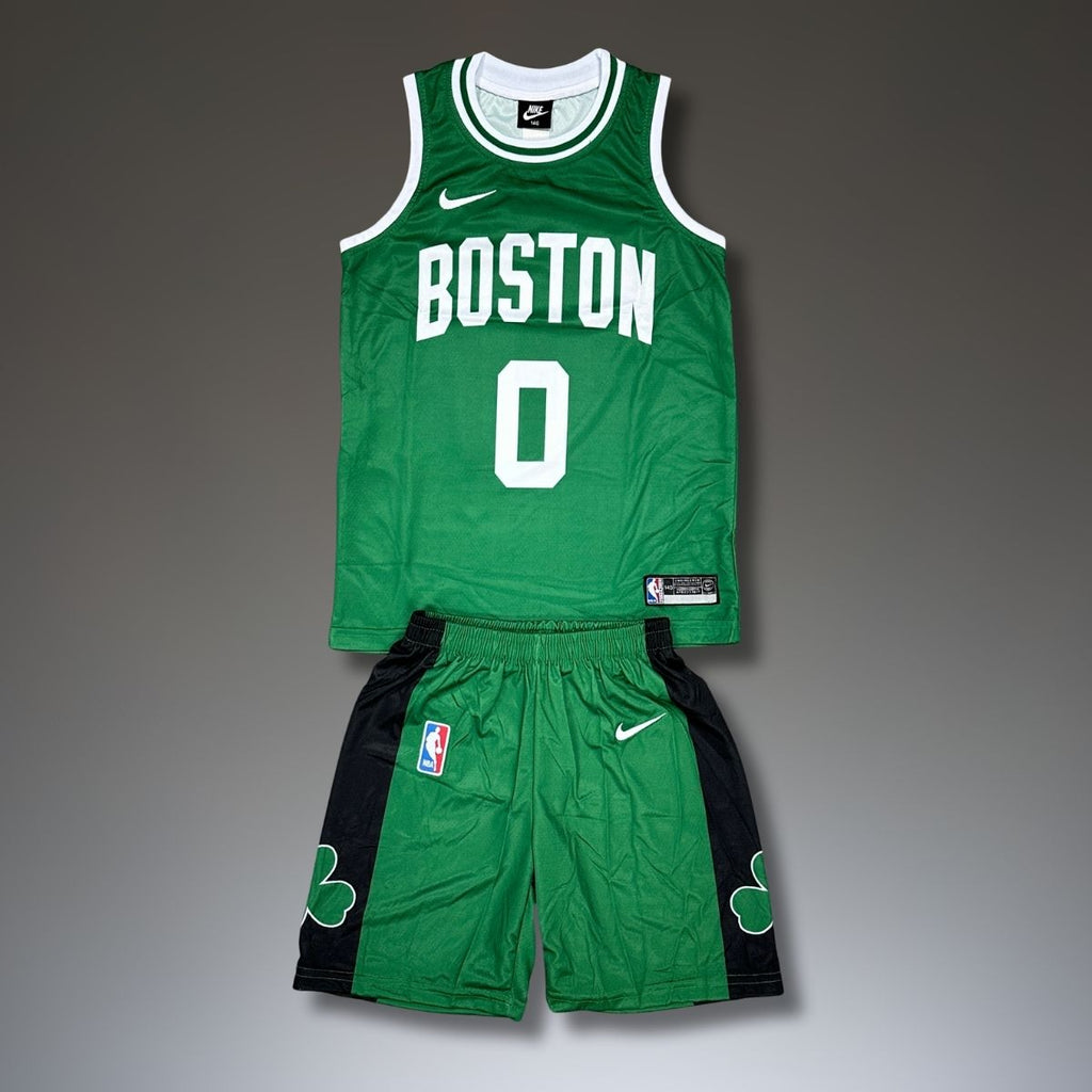 Dětská basketbalová souprava, zelená, Boston Celtics, Tatum