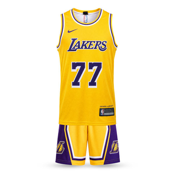 Dětská basketbalová souprava, žlutá, LA Lakers, Doncic. 2025