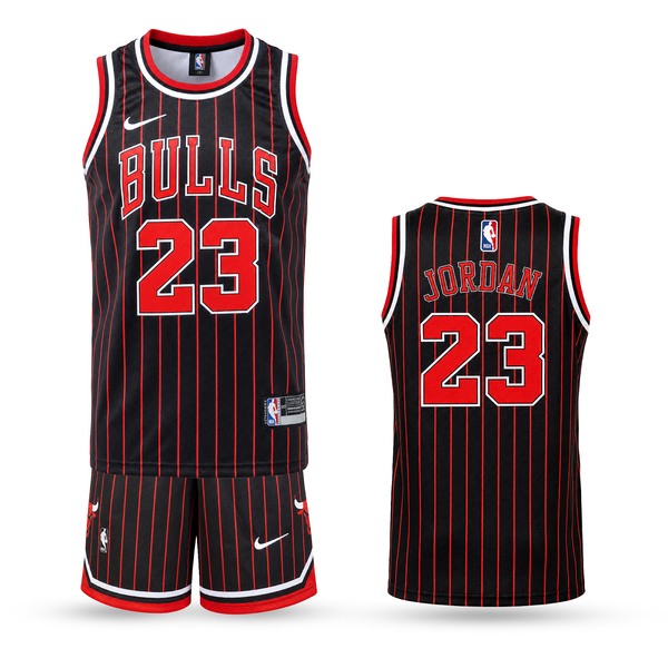 Dětská basketbalová souprava, černá, Chicago Bulls, Jordan