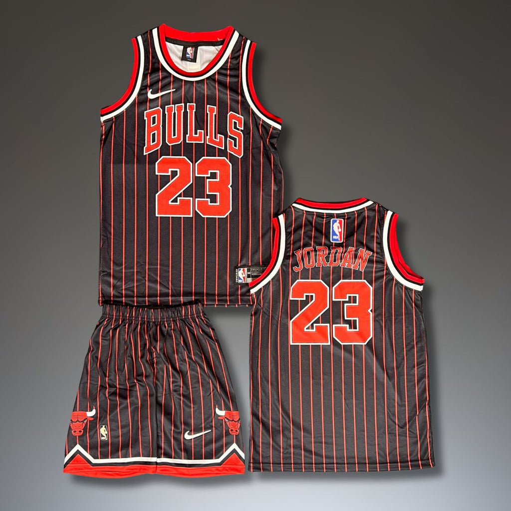 Dětská basketbalová souprava, černá, Chicago Bulls, Jordan