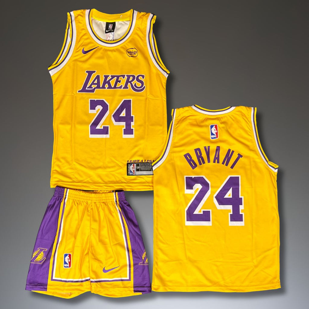 Dětská basketbalová souprava, žlutá. LA Lakers, Bryant