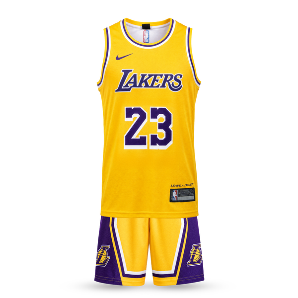 LA Lakers Dětský Basketbalový Komplet, James. 26/27, Žlutý
