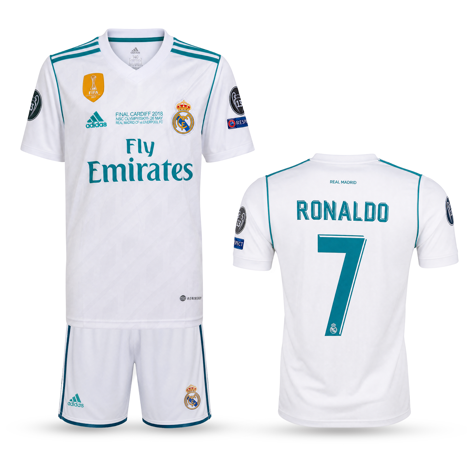 Dětská souprava Real Madrid, Ronaldo 2018 finále CL