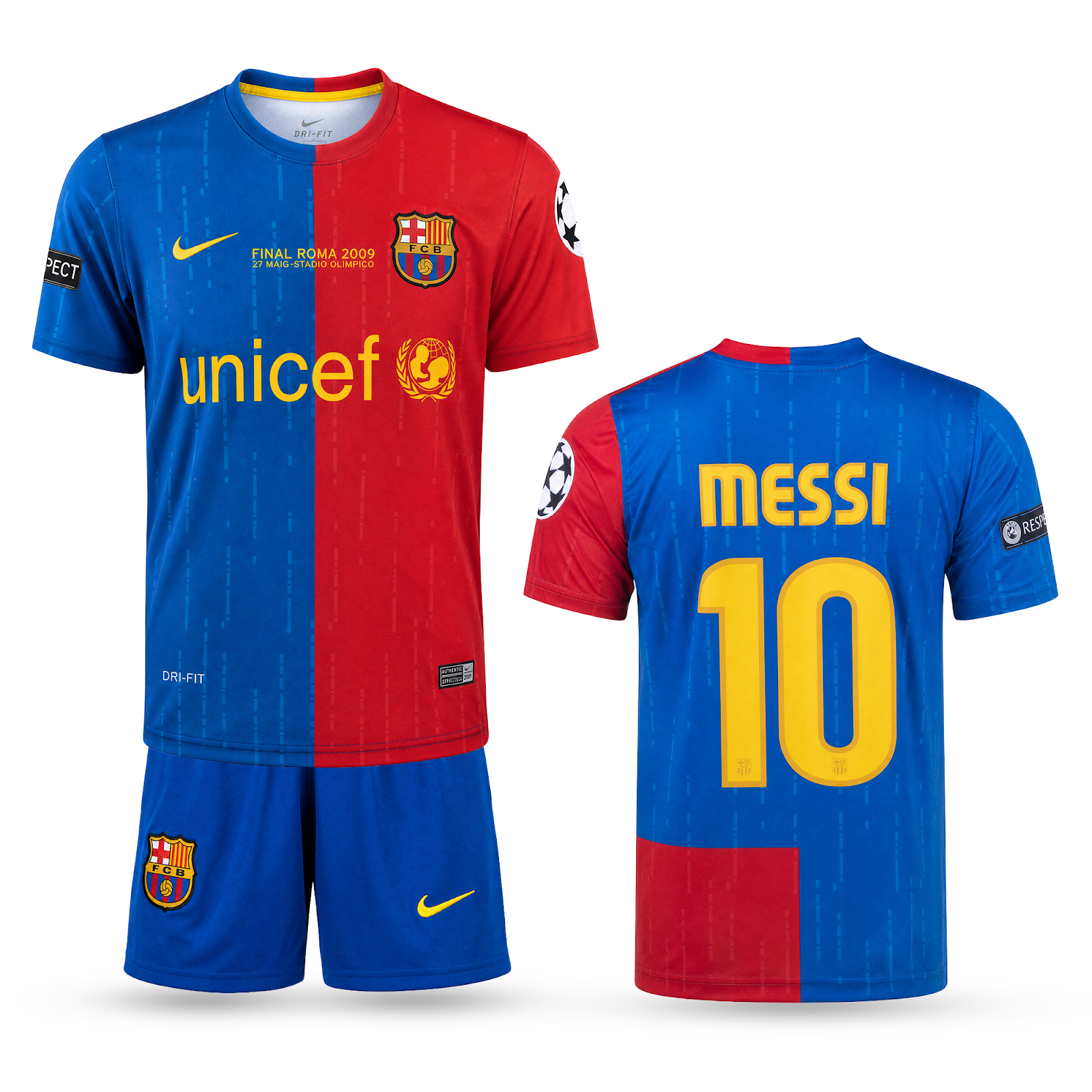 Dětská souprava Barcelona, Messi. Finále CL 2009