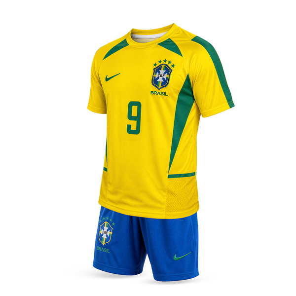 Brazílie Dětský Klasický Fotbalový Komplet, Ronaldo. WC 2002