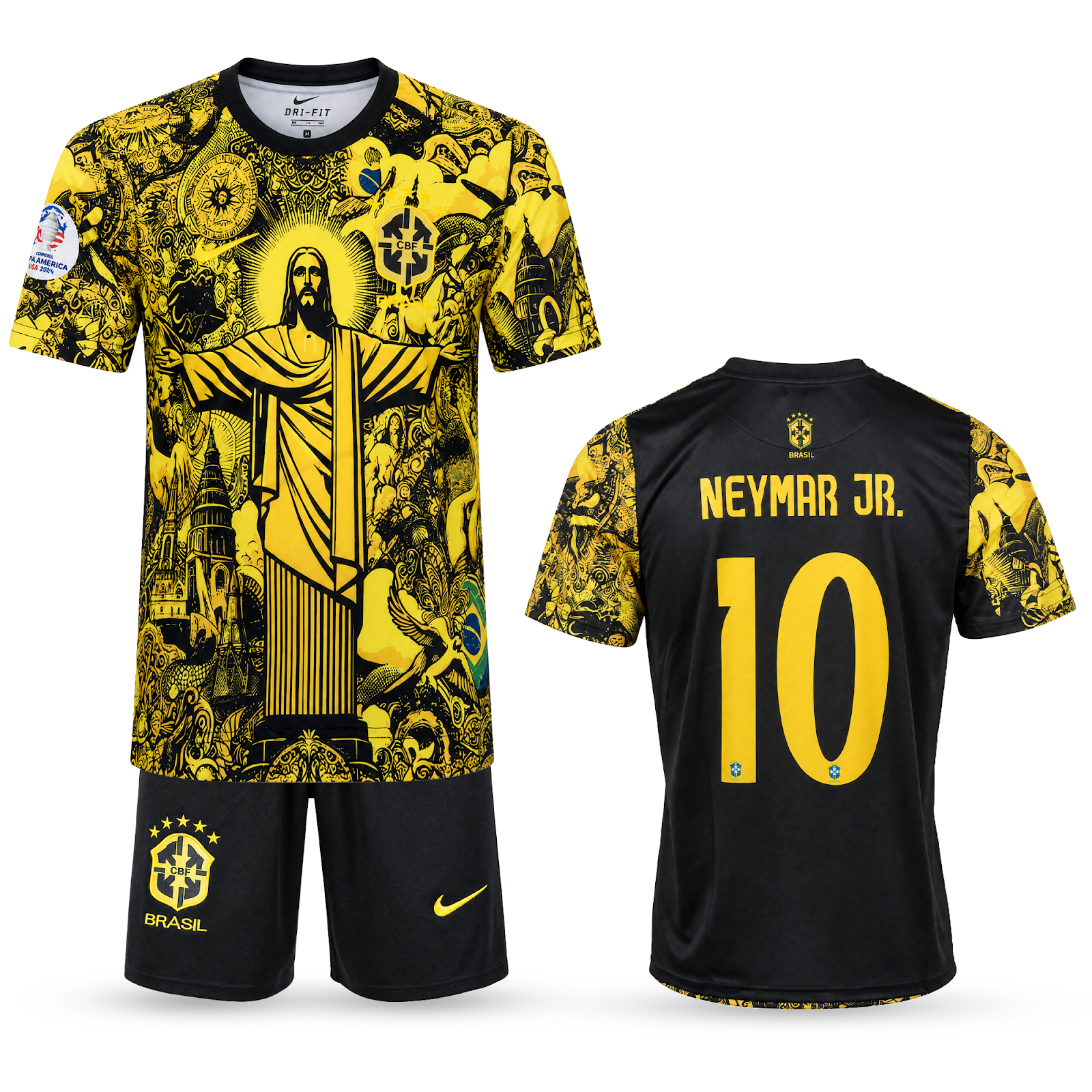 Dětská souprava Brazílie, žlutá, Neymar Jr. Speciální edice