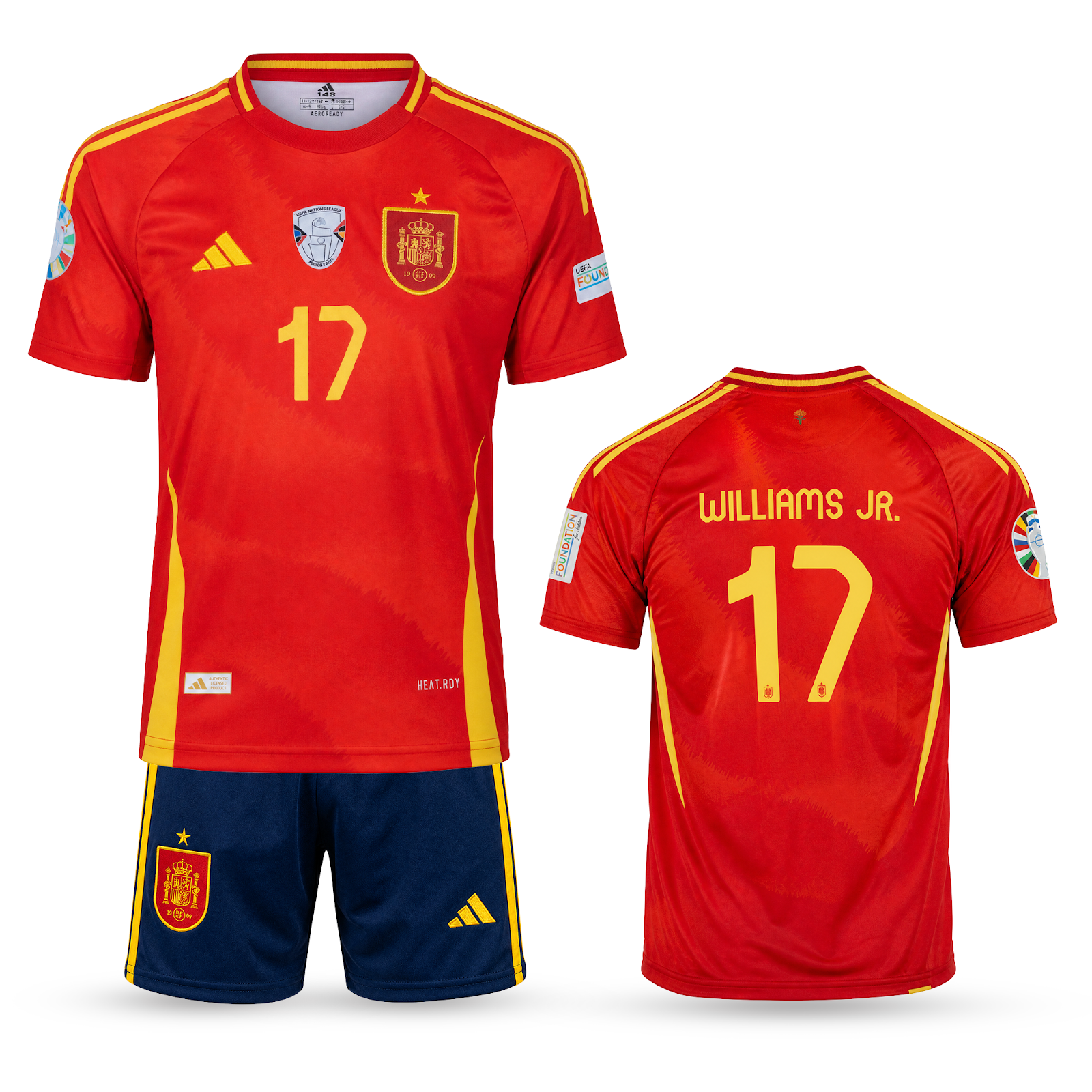 Dětská souprava Španělsko, Williams Jr. EURO 2024
