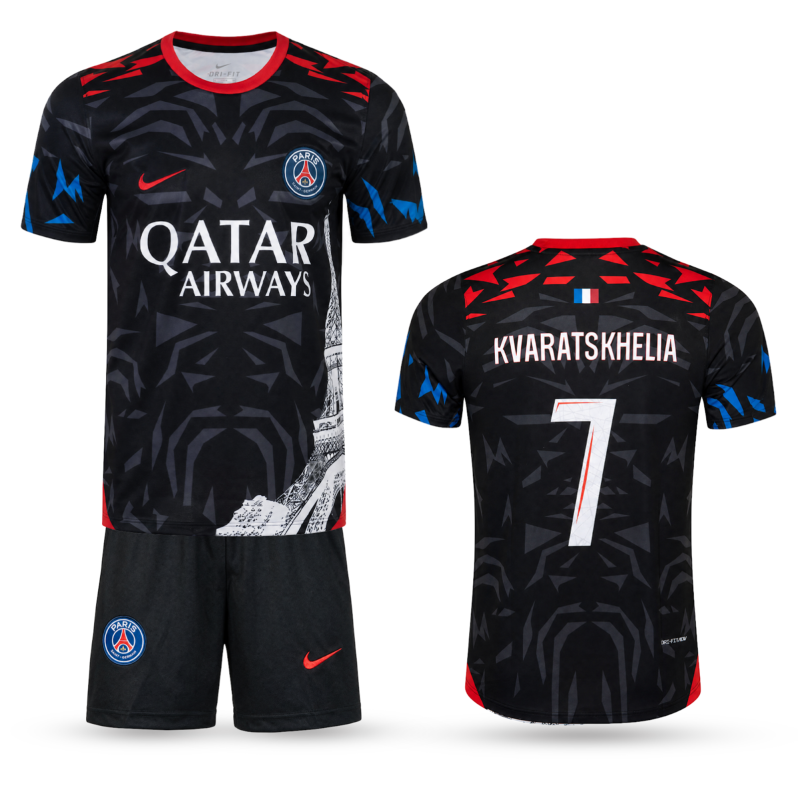 Dětská souprava PSG, Kvaratskhelia. Speciální edice 24/25