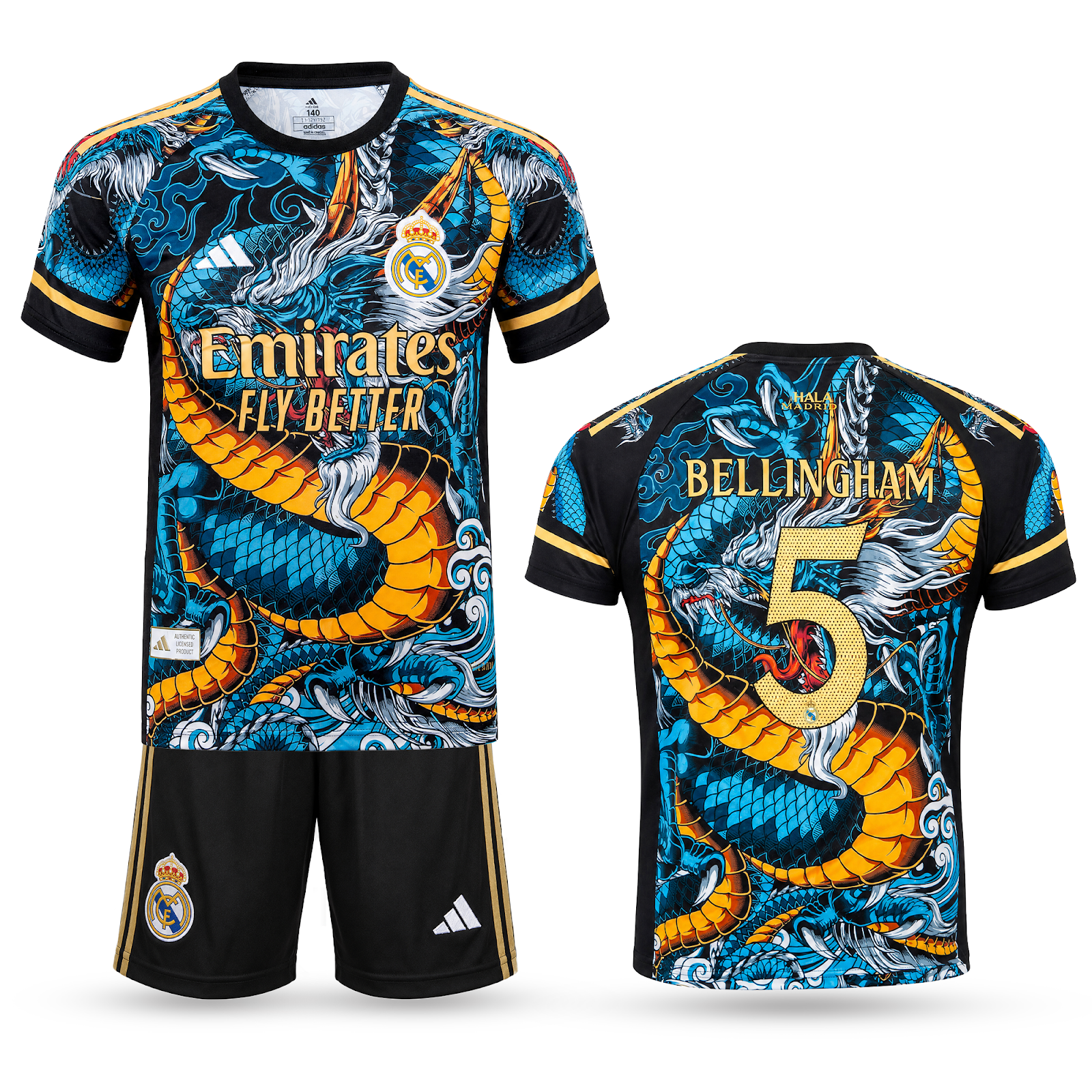 Dětská souprava Real Madrid, barevná, Bellingham. Dračí edice 2025
