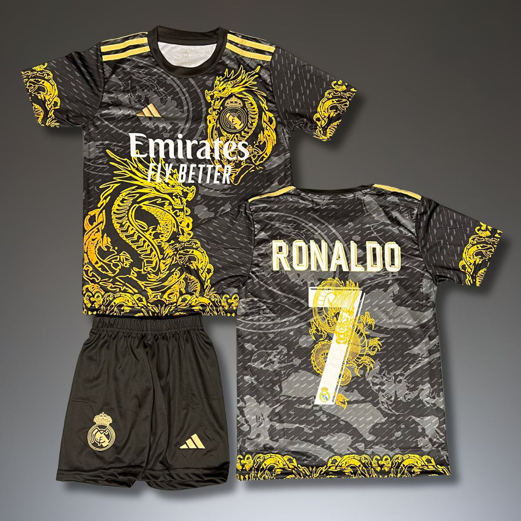 Dětská souprava Real Madrid, Ronaldo. Černý drak edice 2025