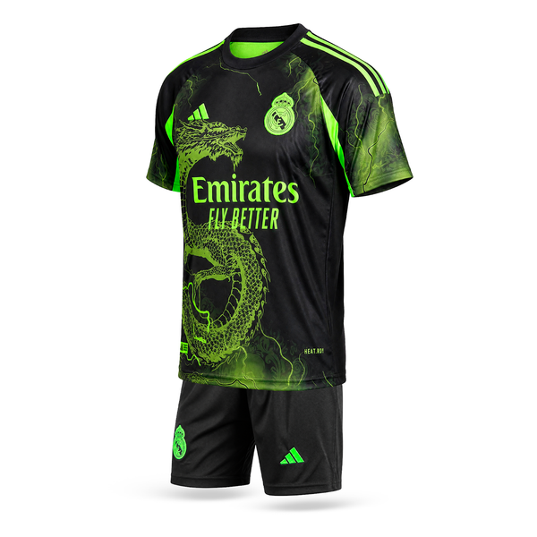 Dětská fluorescenční souprava Real Madrid, Bellingham. Neonová zelený drak edice 2025