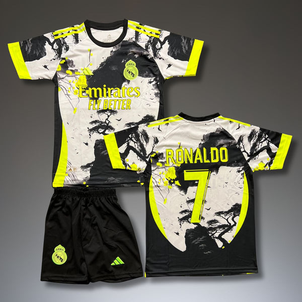 Dětská fluorescenční souprava Real Madrid, Ronaldo. Japonská neonová edice