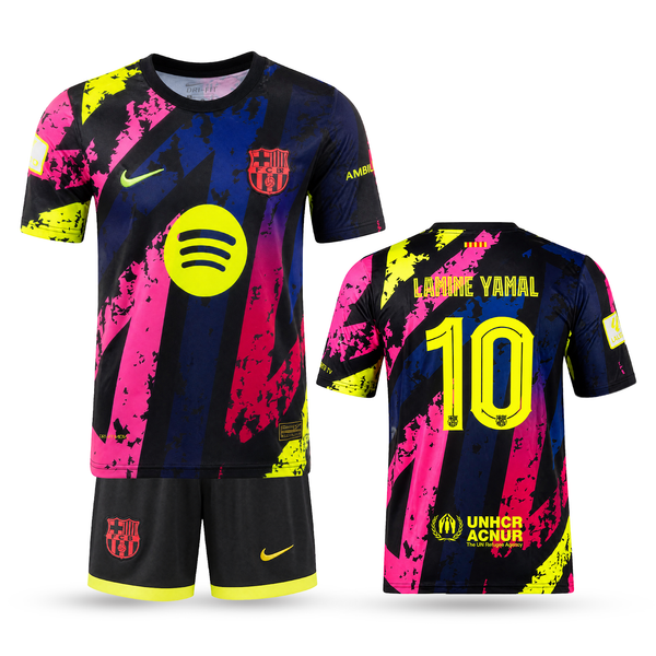 Barcelona Dětský Fotbalový Komplet, Yamal. Colorful Edition