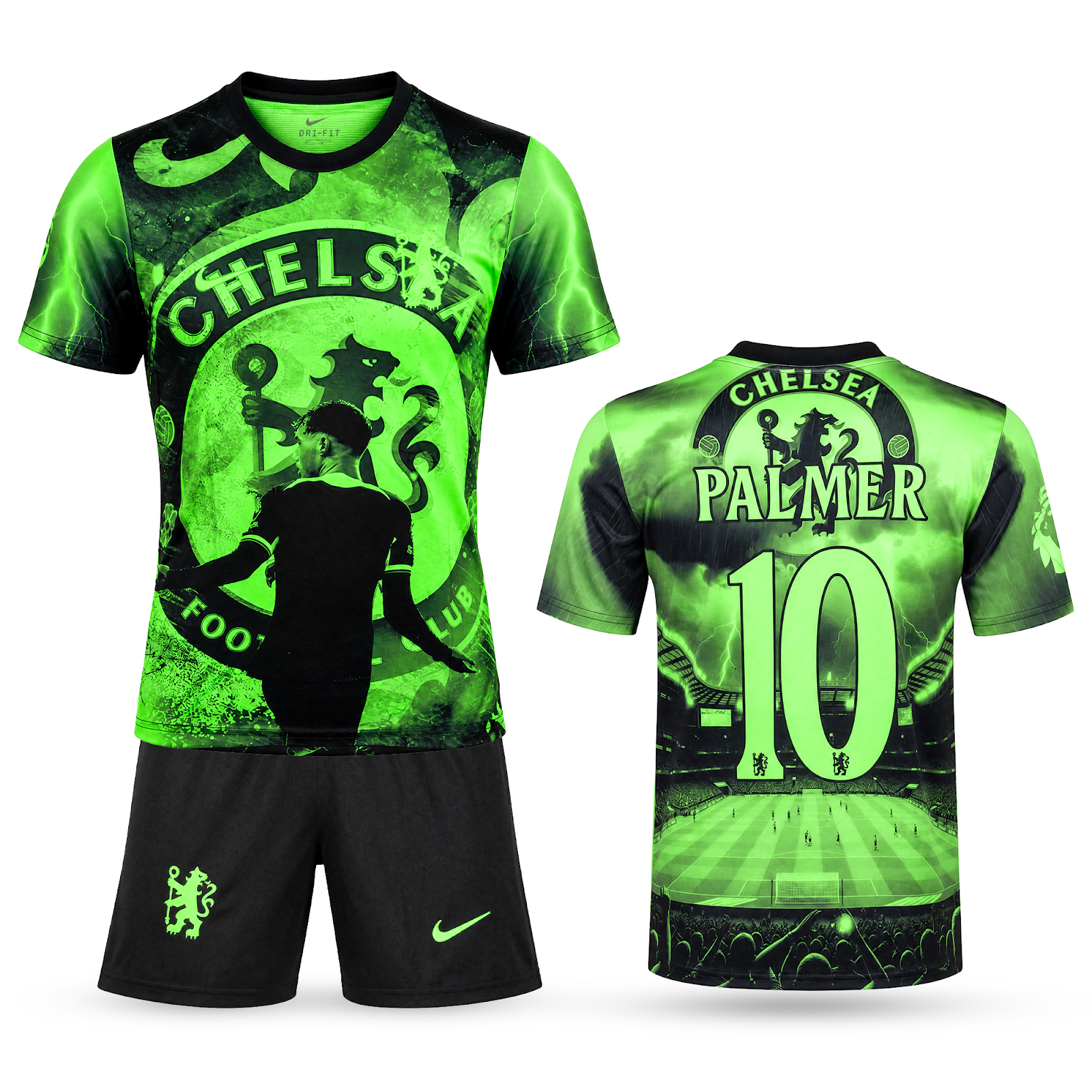 Dětská fluorescenční souprava Chelsea, Palmer. Neonová edice