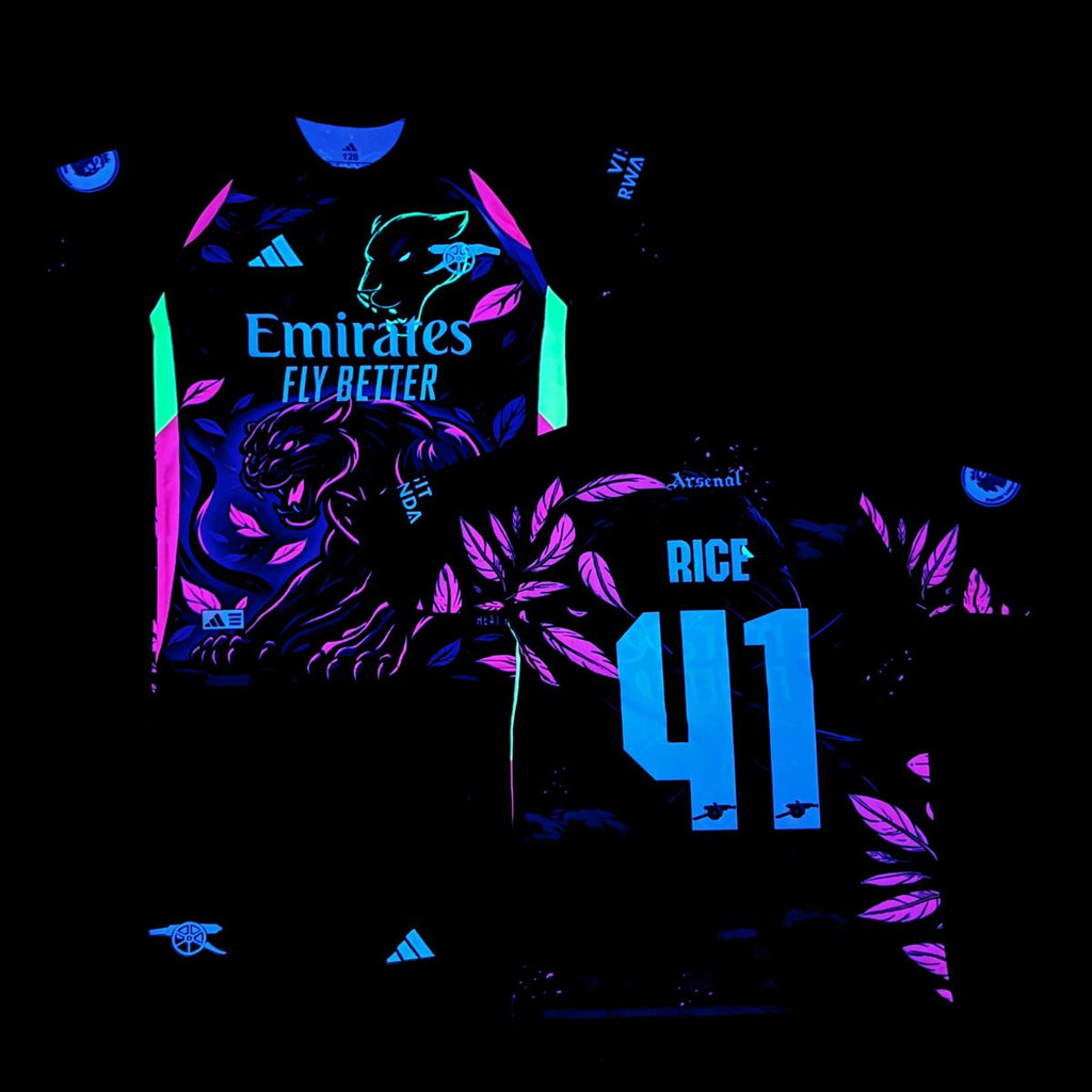 Dětská fluorescenční souprava Arsenal, Rice. Edice neonová pantera