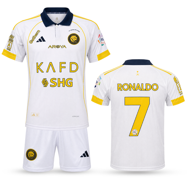 Dětská třetí souprava Al-Nassr, Ronaldo. 25/26