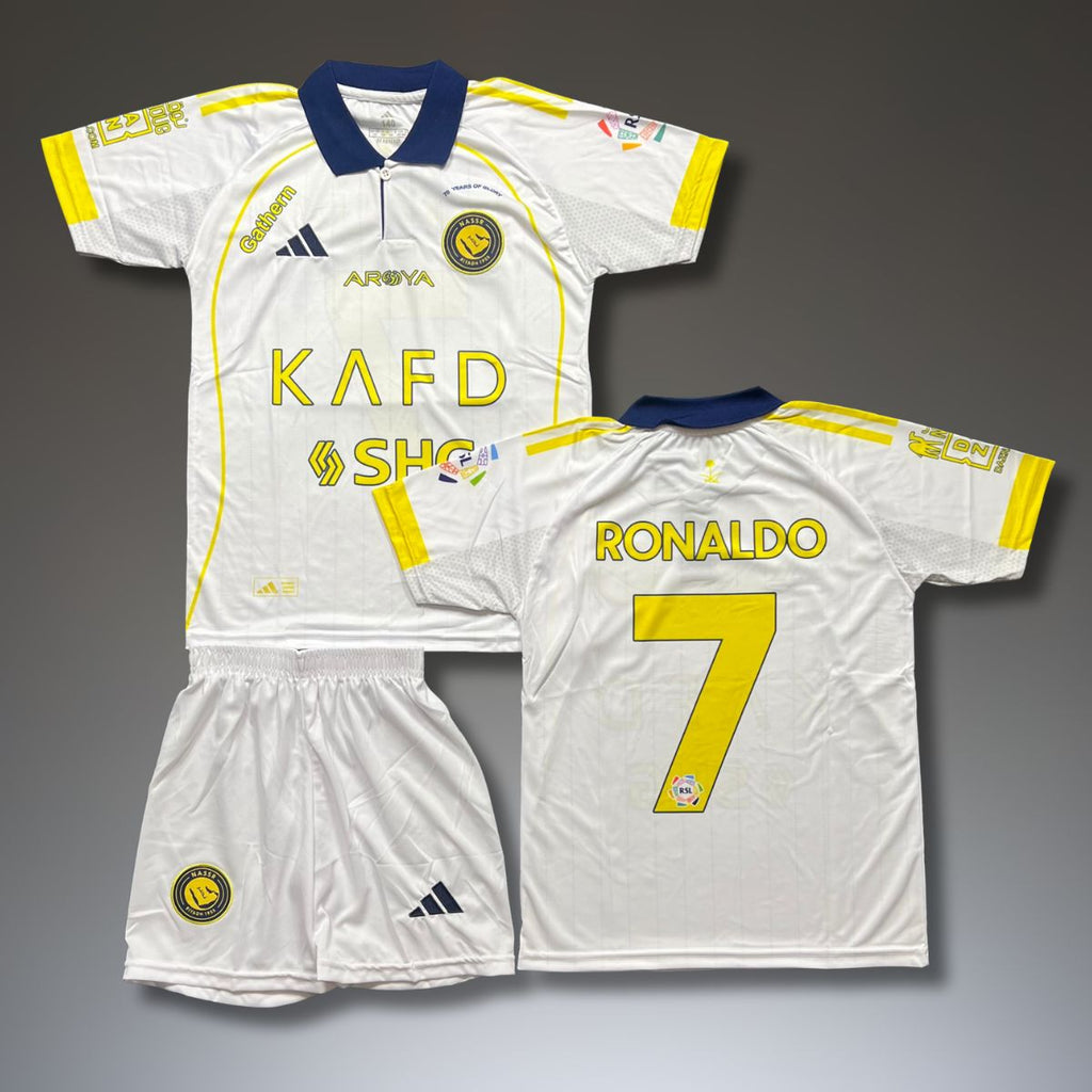 Dětská třetí souprava Al-Nassr, Ronaldo. 25/26