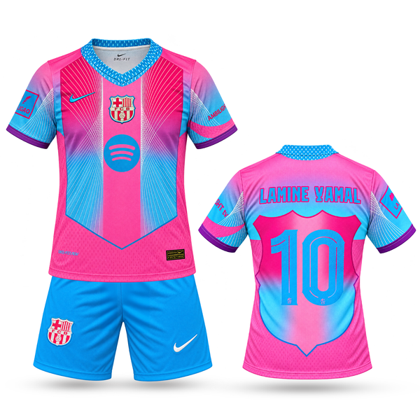 Dětská souprava Barcelona, Yamal. Speciální růžová edice