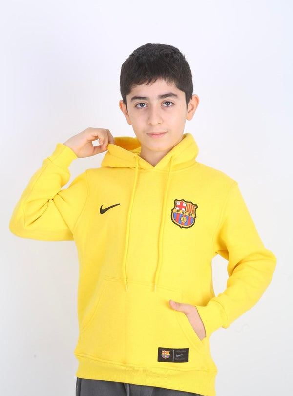 Barcelona Dětská Sportovní Mikina, Žlutá