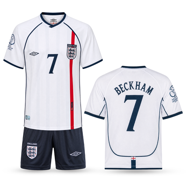 Anglie Dětský Retro Fotbalový Komplet, Beckham. Retro