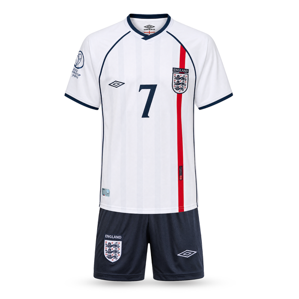 Anglie Dětský Retro Fotbalový Komplet, Beckham. Retro