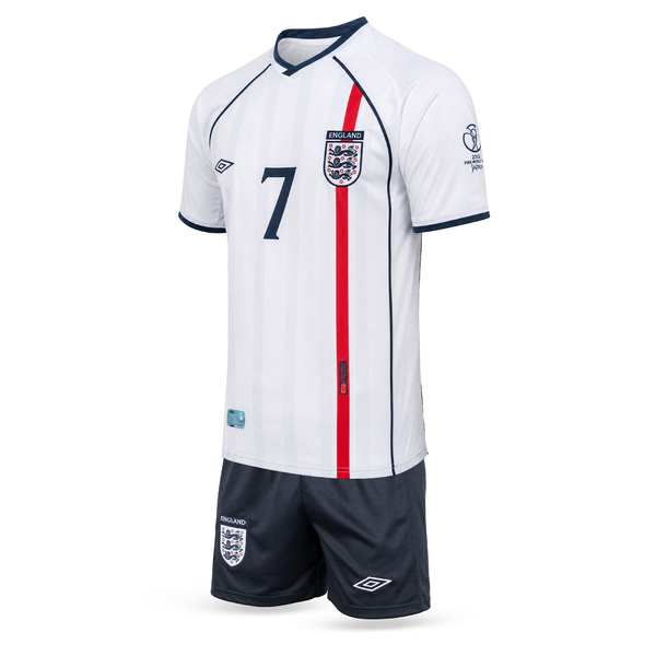 Anglie Dětský Retro Fotbalový Komplet, Beckham. Retro