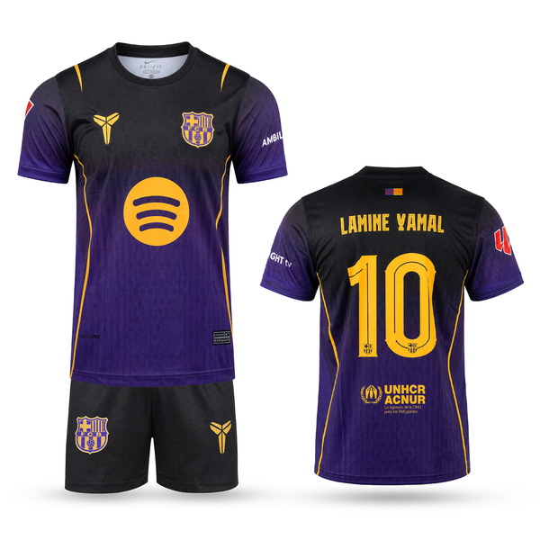 Barcelona Dětský Fotbalový Komplet, Yamal. 26/27 Special Purple Edition, Fialový