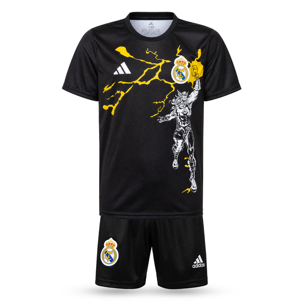 Real Madrid Dětský Thor Edition Fotbalový Komplet, Bellingham. Thor Edition Black