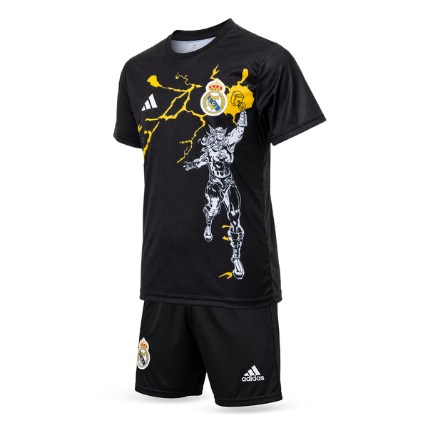 Real Madrid Dětský Thor Edition Fotbalový Komplet, Bellingham. Thor Edition Black