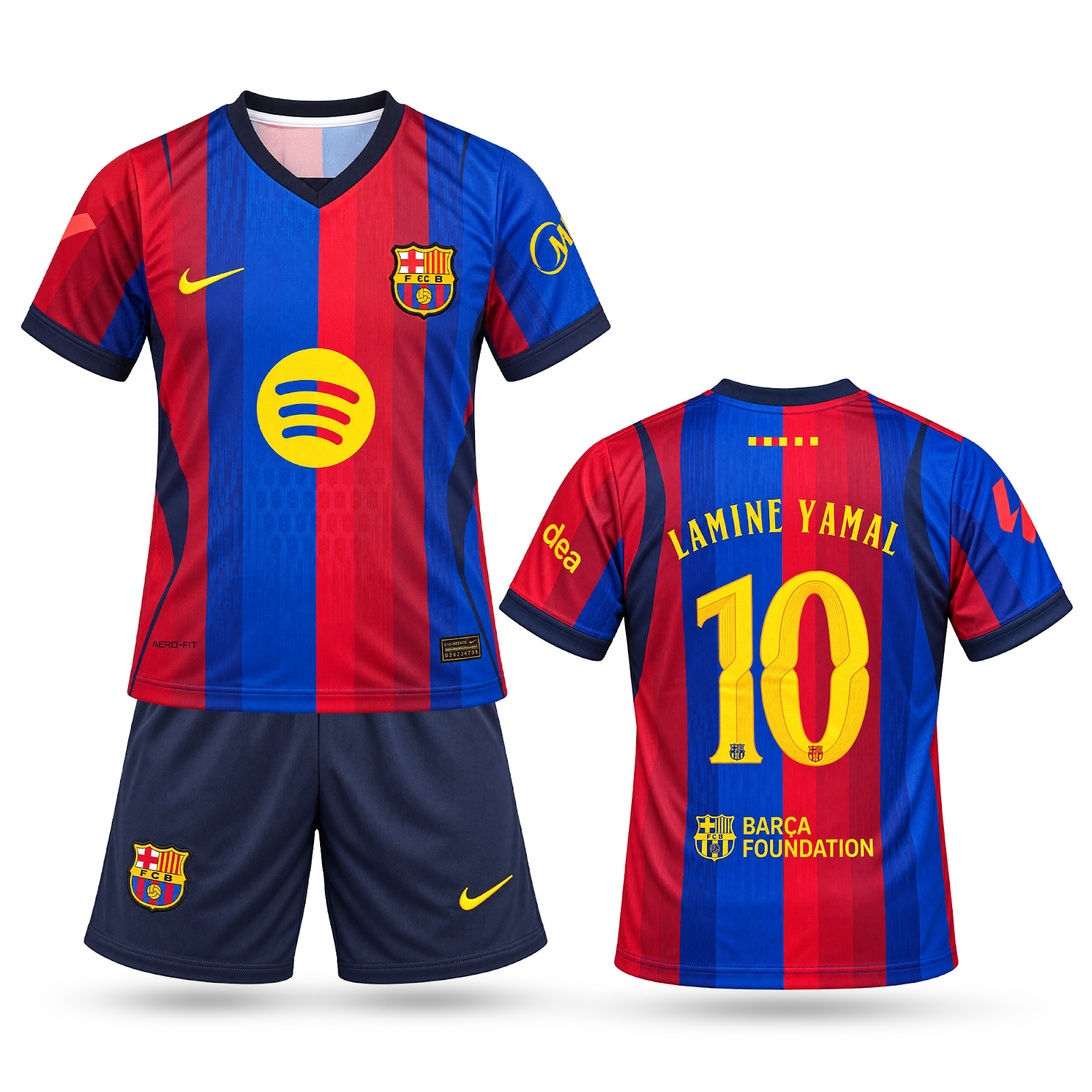 Barcelona Dětský Fotbalový Komplet, Yamal. 26/27