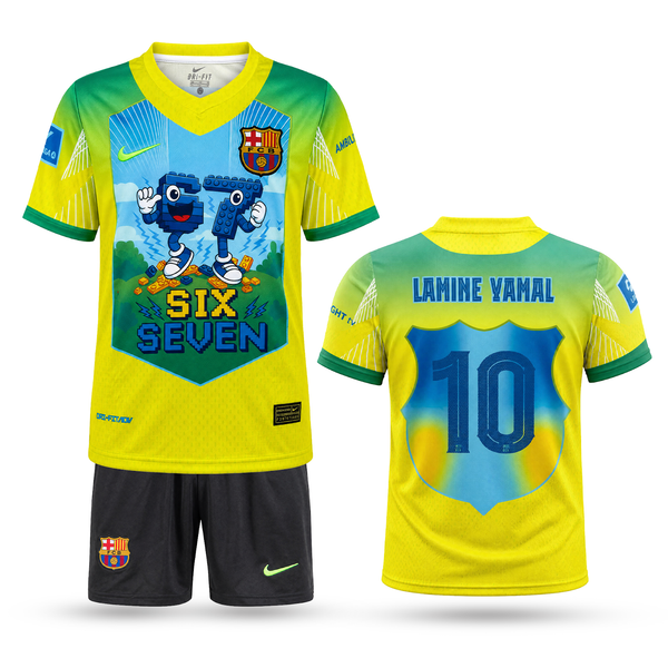 Barcelona Dětský Fotbalový Komplet, Jamal. Six Seven Edition