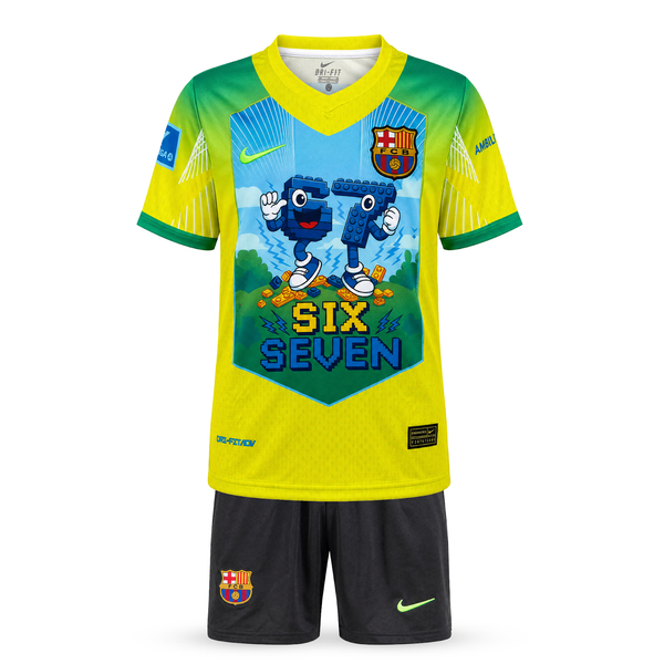 Barcelona Dětský Fotbalový Komplet, Jamal. Six Seven Edition