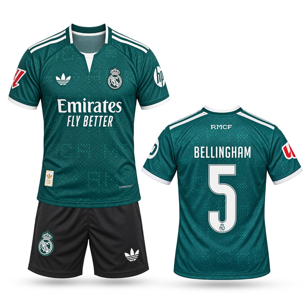 Real Madrid Dětský Venkovní Fotbalový Komplet, Bellingham. 26/27