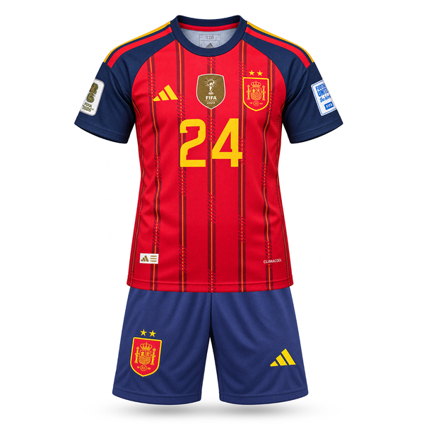Španělsko Dětský Fotbalový Komplet, Cucurella. World Cup 2026