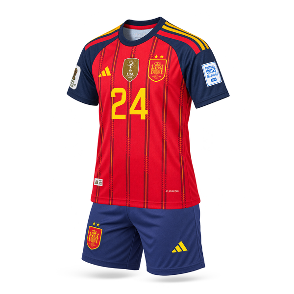 Španělsko Dětský Fotbalový Komplet, Cucurella. World Cup 2026