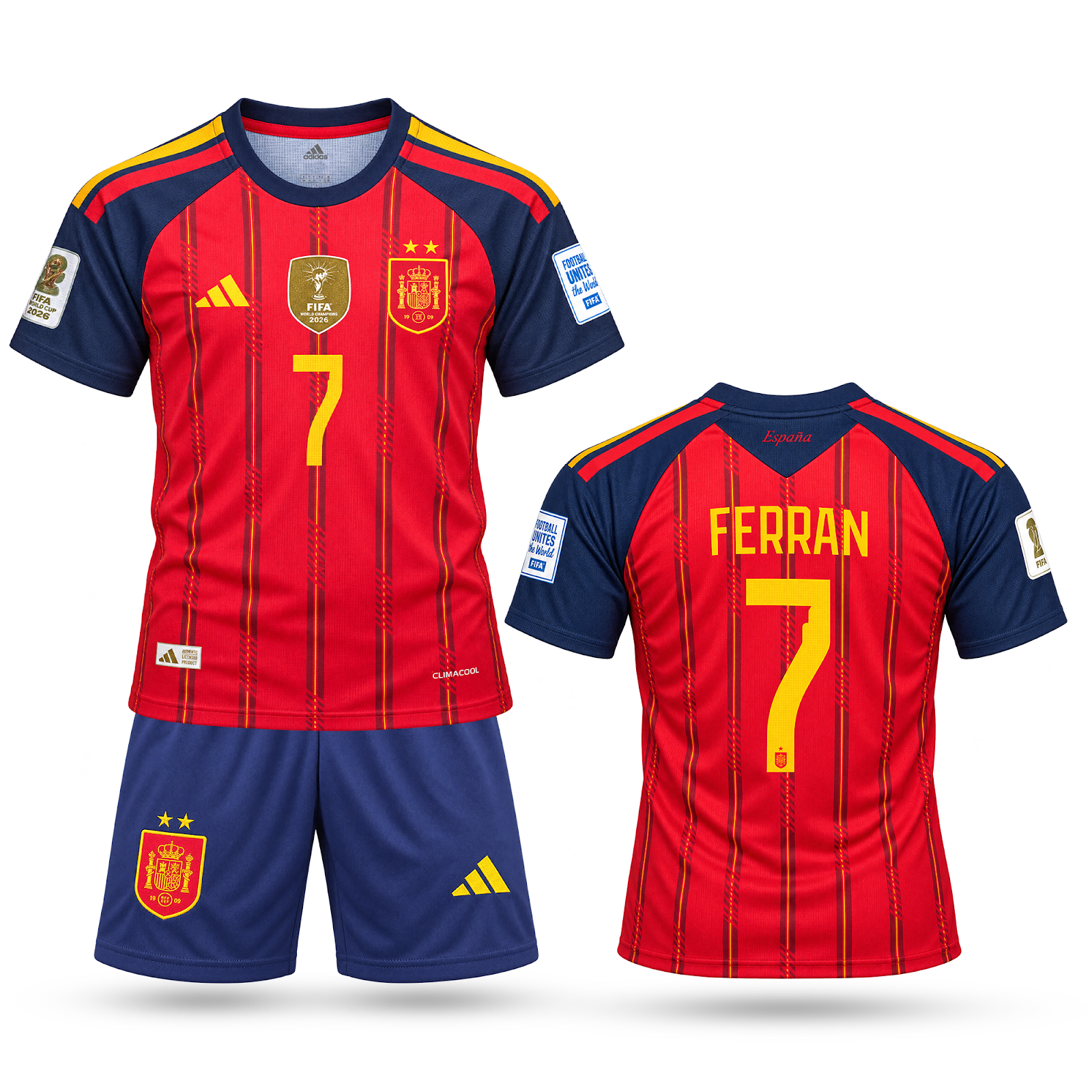 Španělsko Dětský Fotbalový Komplet, Ferran. World Cup 2026