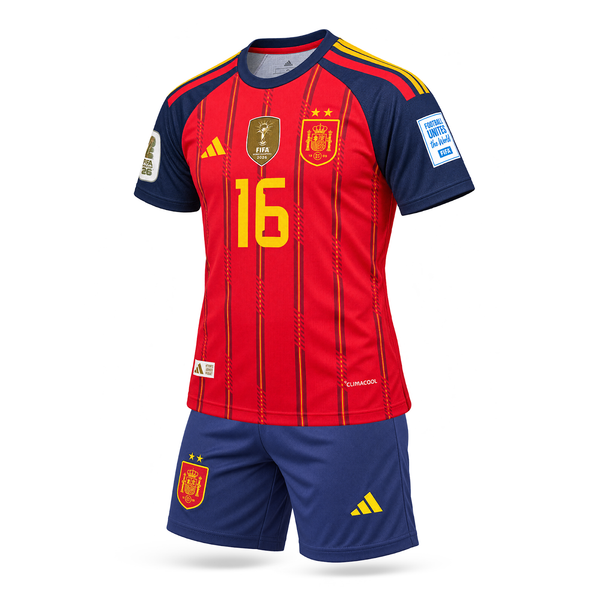 Španělsko Dětský Fotbalový Komplet, Rodri. World Cup 2026