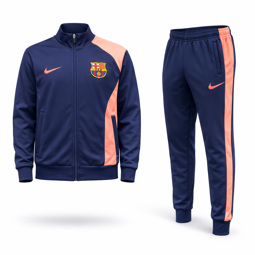 Barcelona Dětská Tréninková Sportovní Souprava. 25/26, Tmavě Modrá