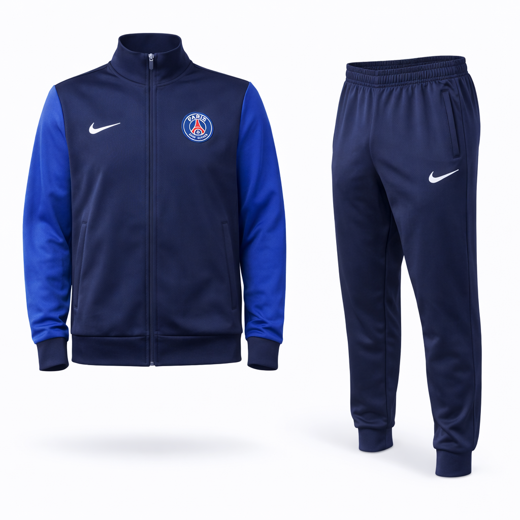 PSG Kids Tracksuit. 25/26, Dark Blue