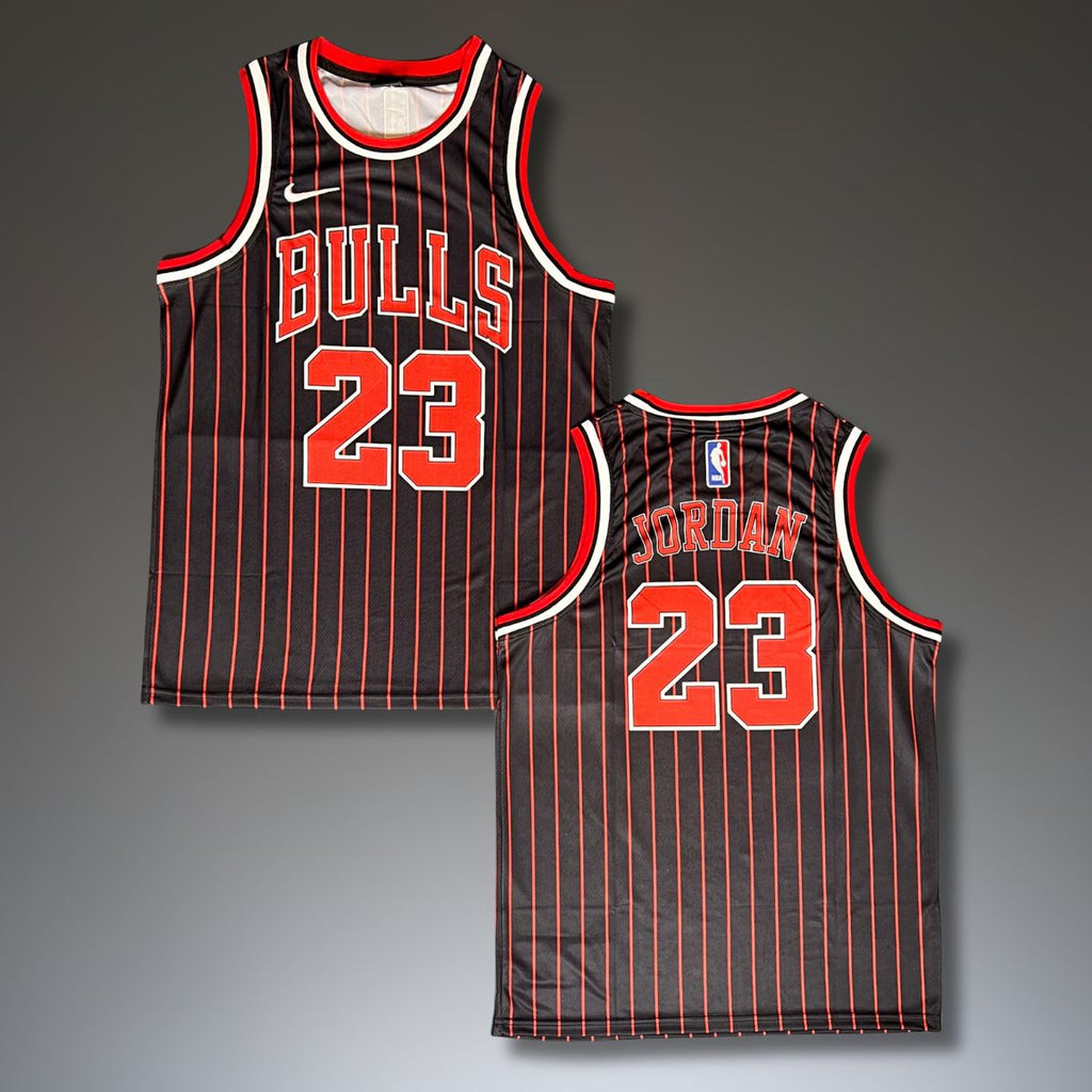 Pánský fialový dres Chicago Bulls, Jordan, černý