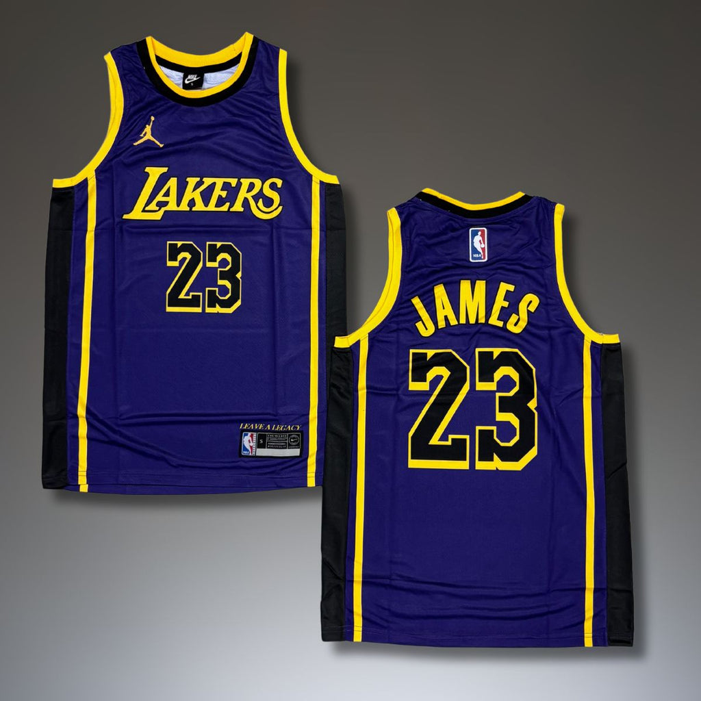 Pánský fialový dres Los Angeles Lakers, James 23