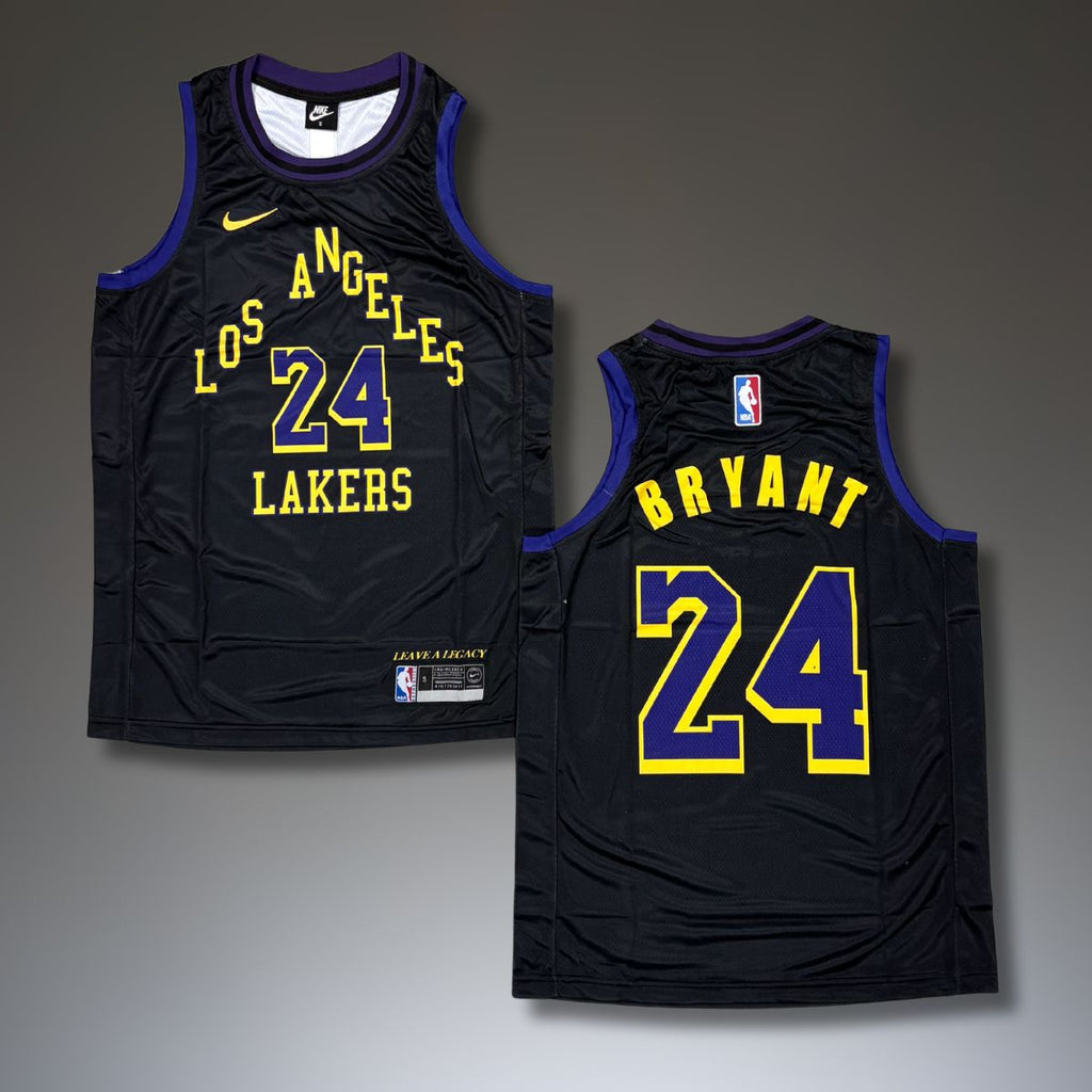 Pánský černý dres Los Angeles Lakers, Bryant