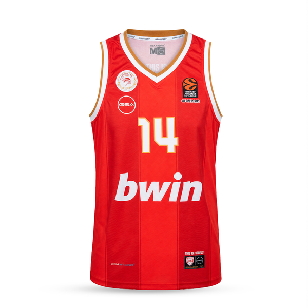 Pánský dres Olympiacos, Vezenkov. EuroLeague 2025